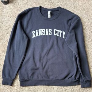 Kansas City Navy Blue Crewneck Size L